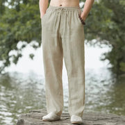 Cotton-Linen Joggers — 6