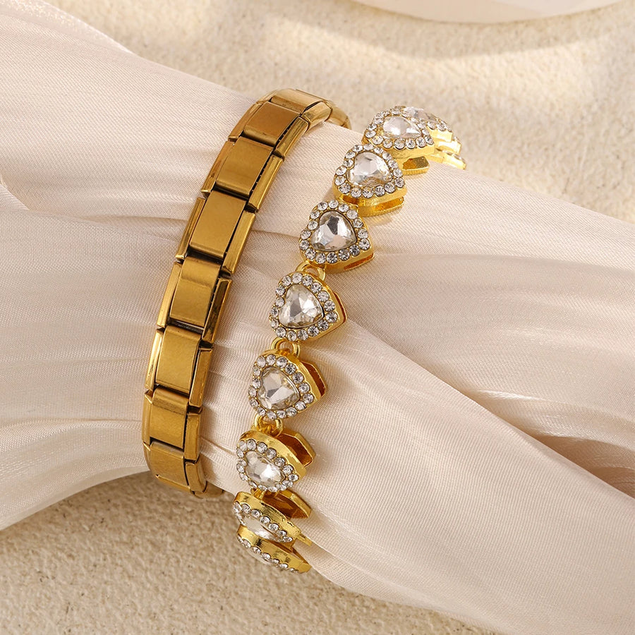 Italiaanse Schakelarmband Zilver — 10