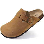 Suede Cork Clogs — 7