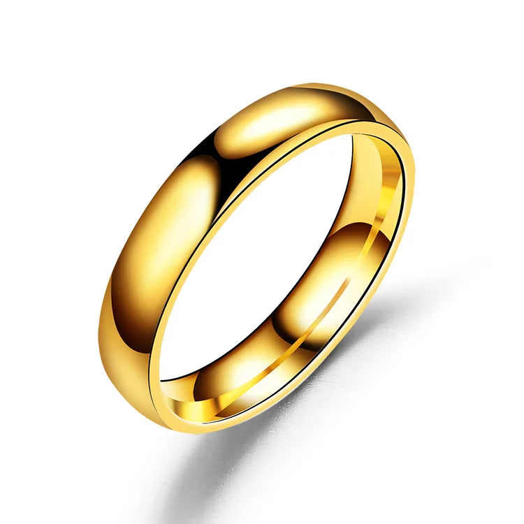 Dunne Ring Rosé Goud — 7