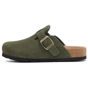 Suede Cork Clogs — 2