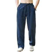 Cotton-Linen Joggers — 7