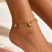 Gold Butterfly Anklet — 2