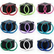 Colourful Hoop Earrings — 3
