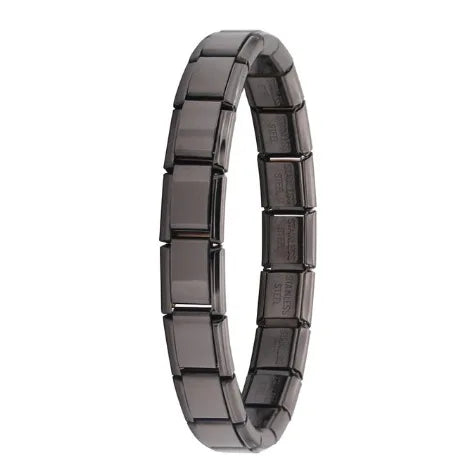 Italiaanse Schakelarmband Zilver — 13