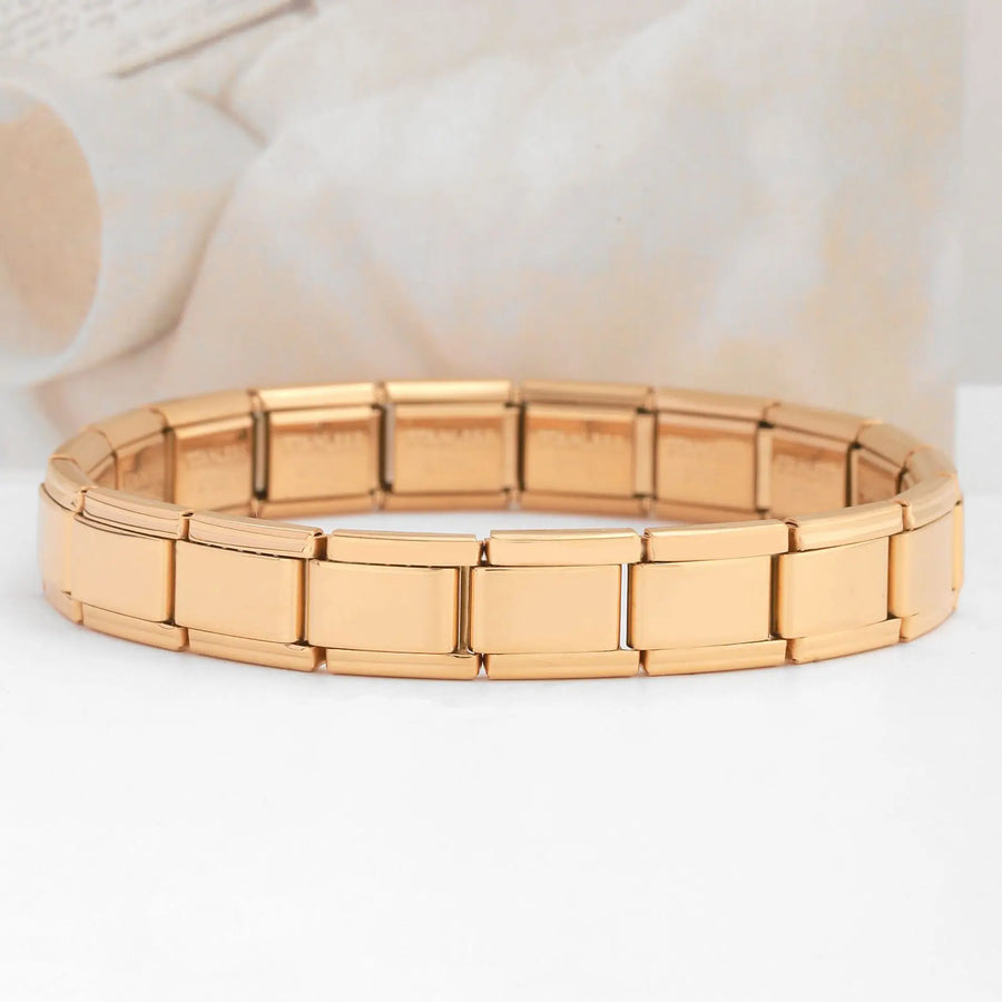 Italiaanse Schakelarmband Zilver — 4