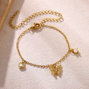 Gold Butterfly Anklet — 5
