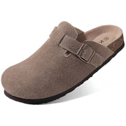 Suede Cork Clogs — 25