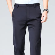 Stretch Straight-Leg Trousers — 8