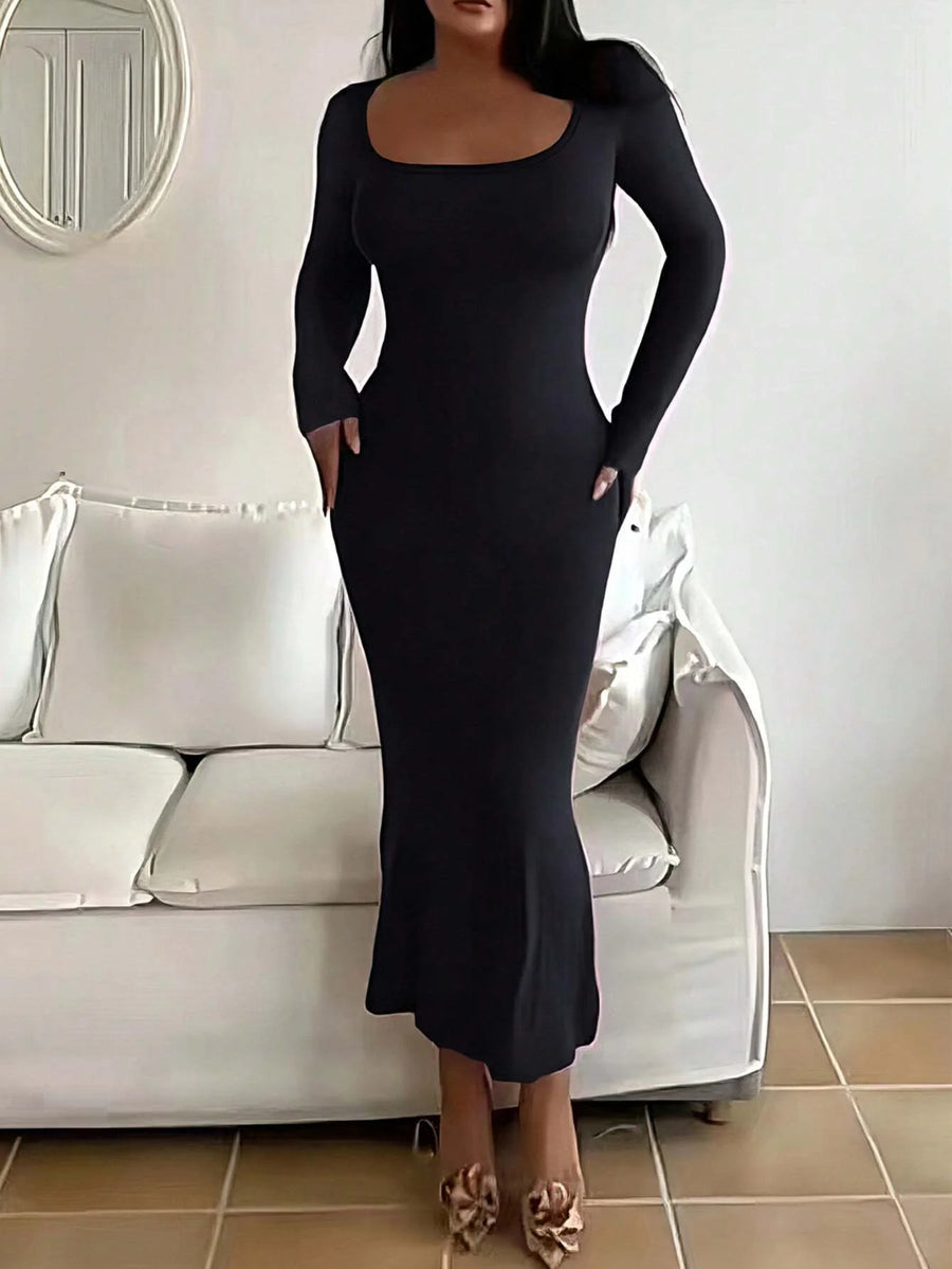 Iris | Minimalistische Bodycon Jurk — 3