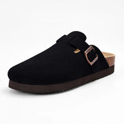 Suede Cork Clogs — 18