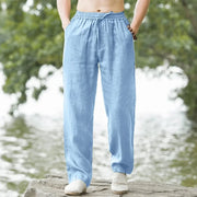 Cotton-Linen Joggers — 9