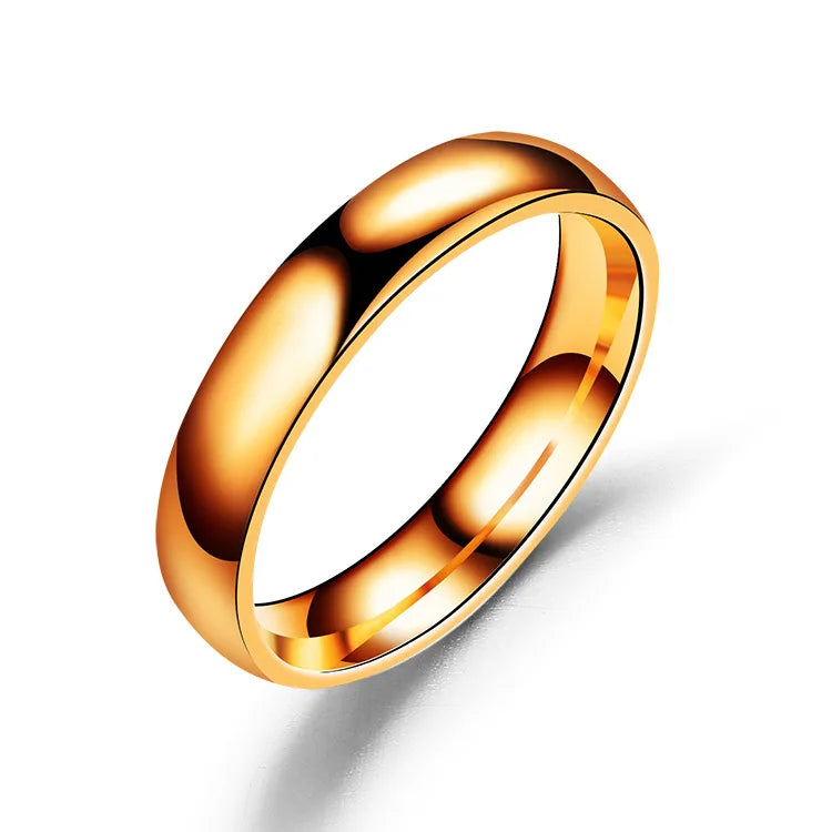 Dunne Ring Rosé Goud — 15