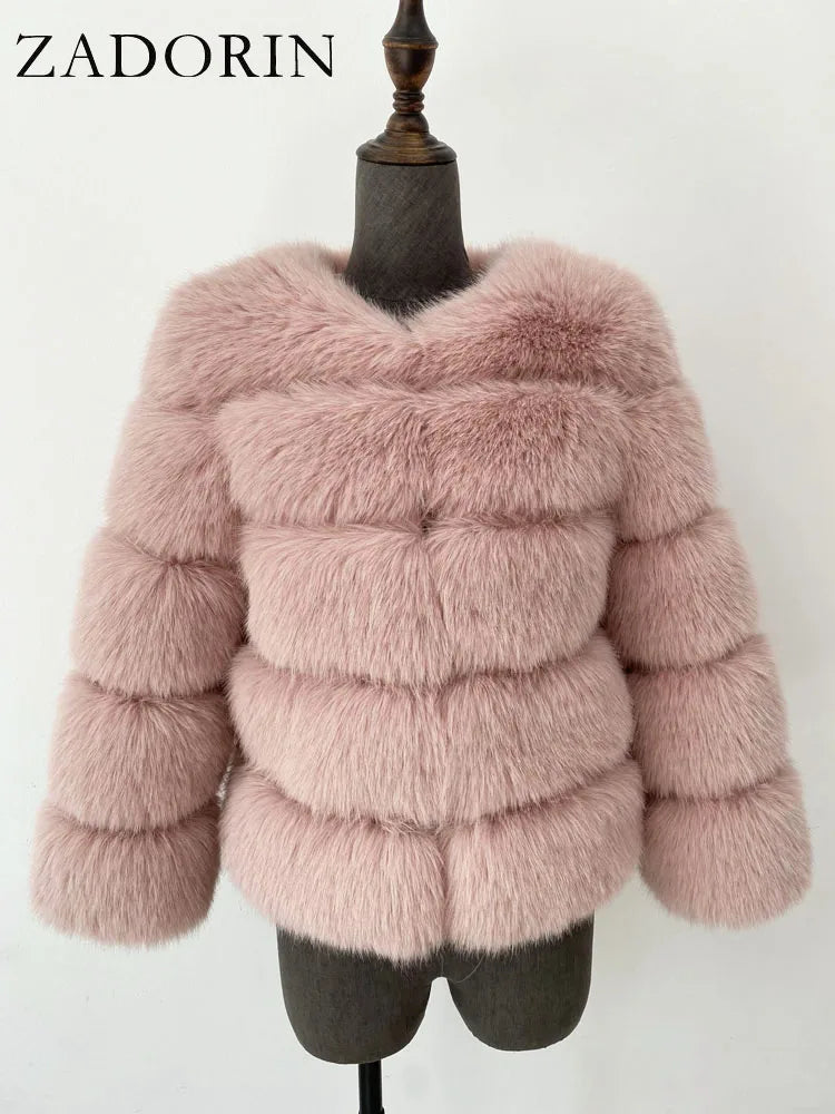 Fleur | Faux Fur Mantel — 8