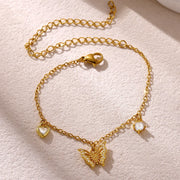 Gold Butterfly Anklet — 7