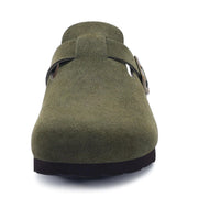 Suede Cork Clogs — 3