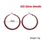Colourful Hoop Earrings — 2