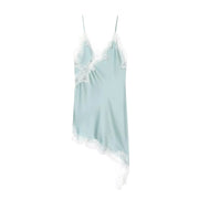 Backless Lace Slip Dress — 9