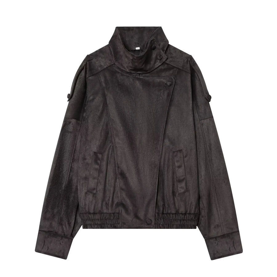 Lynn | Faux Leather Bikerjack — 9