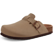Suede Cork Clogs — 10