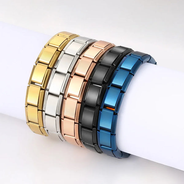 Italiaanse Schakelarmband Zilver