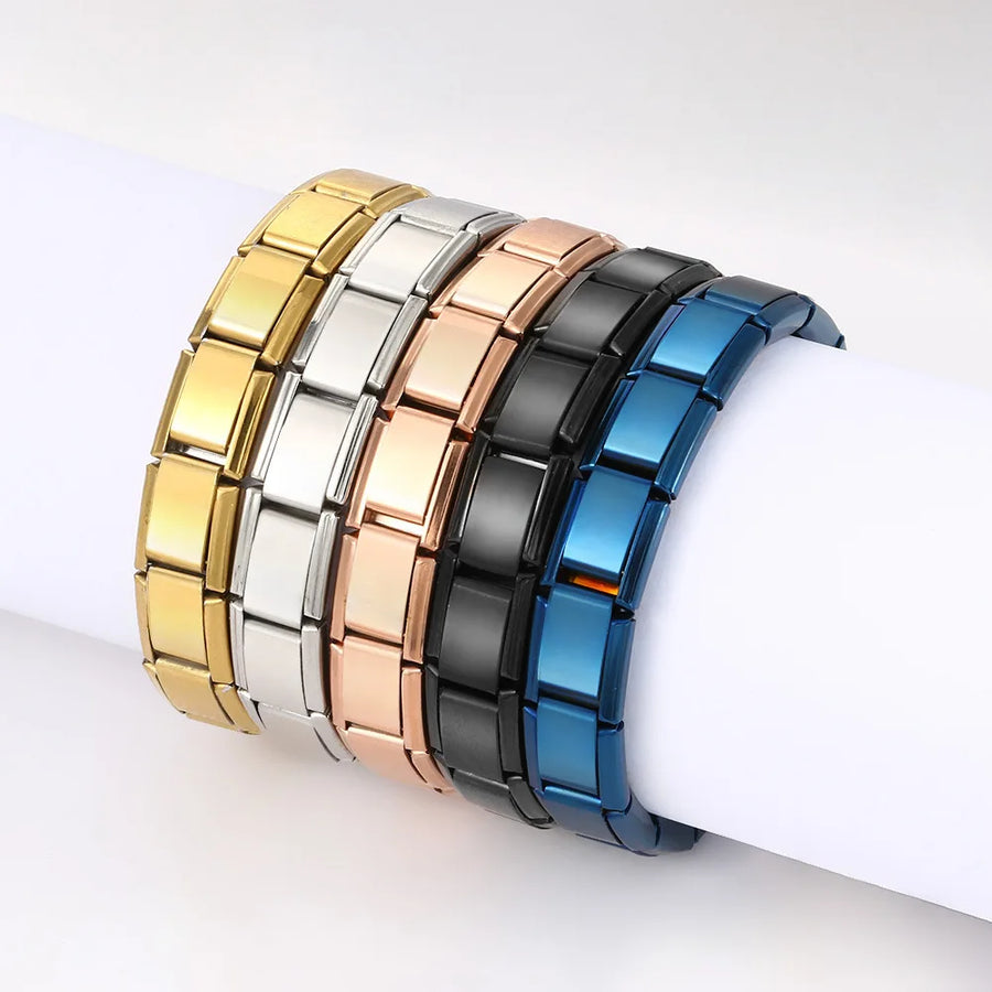Italiaanse Schakelarmband Zilver — 1