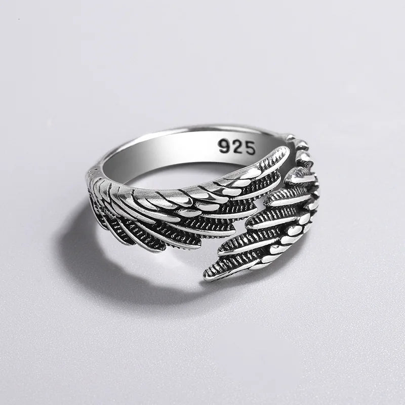 Engelenvleugel Ring Zilver — 1
