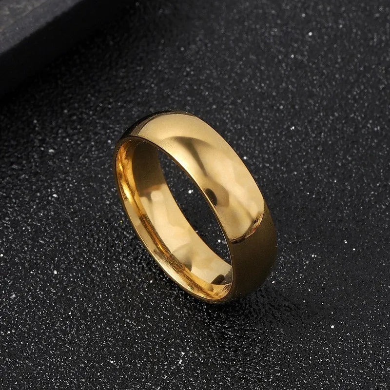 Dunne Ring Rosé Goud — 13