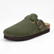 Suede Cork Clogs — 21
