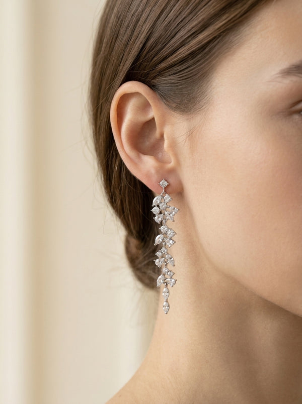 Zirconia Statement Earrings