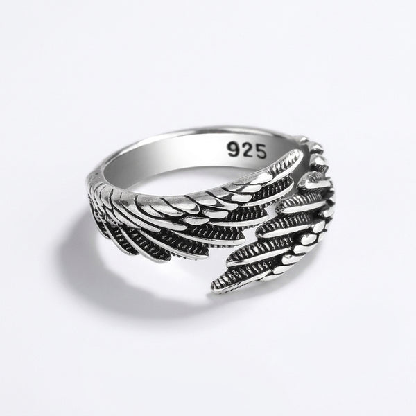 Engelenvleugel Ring Zilver