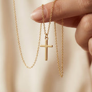 Gold Cross Necklace — 3