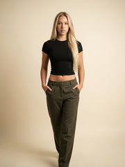 Slim-Fit Knit T-Shirt — 4