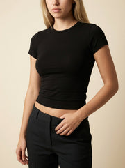Slim-Fit Knit T-Shirt — 2