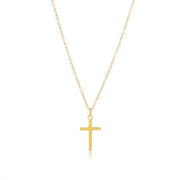 Gold Cross Necklace — 6